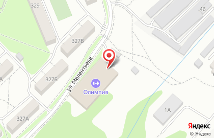 Крытый хоккейный корт Олимпия в Свердловском районе на карте