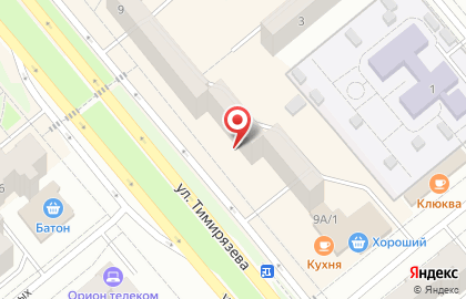 Торгово-монтажная компания Минусинск Пласт Строй на улице Тимирязева на карте