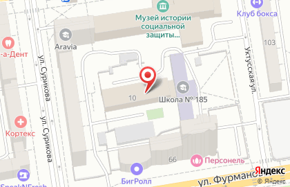 Центр образования Ленинского района на карте