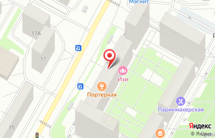 Студия красоты IZI на улице Олонецкая на карте