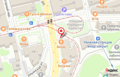 Лица в Нижегородском районе на карте