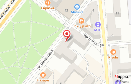 Мобайл сервис на Ростовской улице на карте