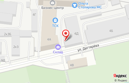 Смайли на улице Дегтярёва на карте