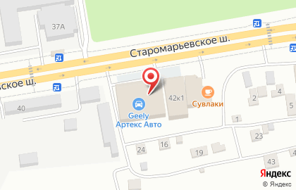 Банкомат АКБ Банк Москвы в Промышленном районе на карте