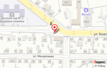 Магазин Купец на улице Бажова на карте