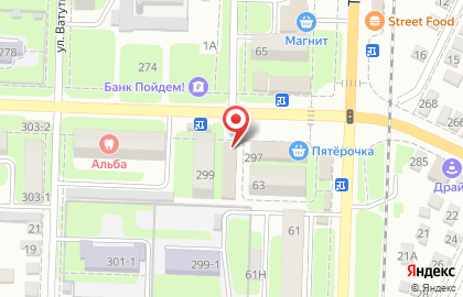 Магазин хозтоваров Быт в Ростове-на-Дону на карте