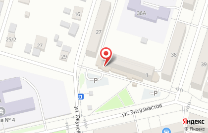 Магазин алкогольной продукции Лион на улице Энтузиастов на карте