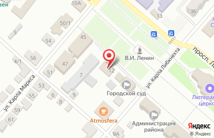 Кабинет нотариуса Горбушиной А.К. на карте
