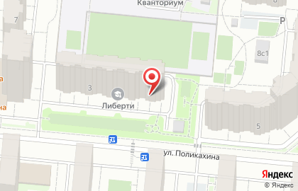 Мини-маркет на улице Поликахина на карте