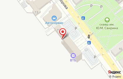 Птица на улице Суворова на карте