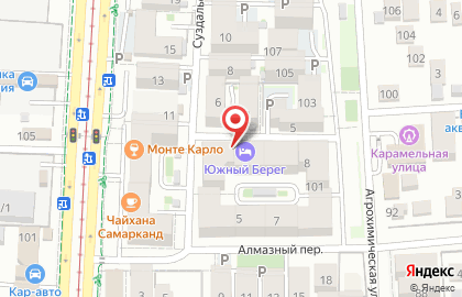 Авангард на карте