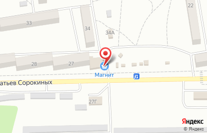 Супермаркет Магнит в Волгограде на карте