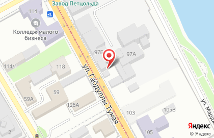 Торгово-сервисная компания Холод-Сервис+ на улице Габдуллы Тукая на карте