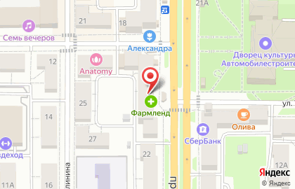 Аптека Фармленд в Челябинске на карте