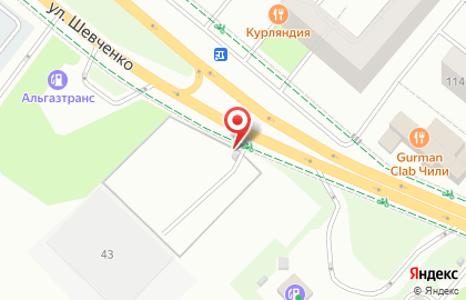 Автостоянка Гюзель на карте
