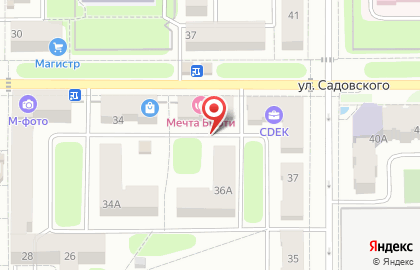 Лотос на улице Садовского на карте