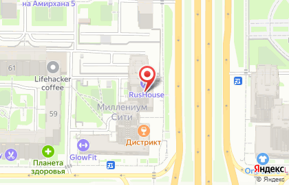 Ромино в Ново-Савиновском районе на карте