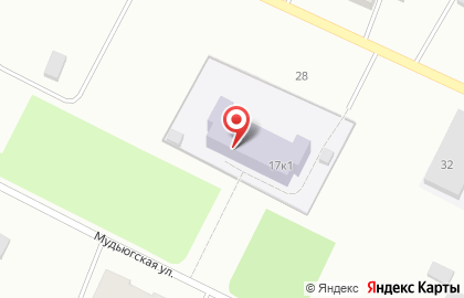 Средняя общеобразовательная школа №60 с дошкольным отделением в Архангельске на карте