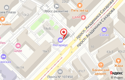 Нотариус Гончаров Ф.Ю. на карте