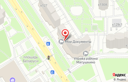 Центр государственных услуг Мои документы в Матушкино на карте
