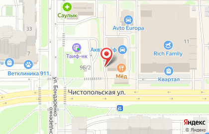 Оптово-розничная цветочная база Клумба на Чистопольской улице на карте