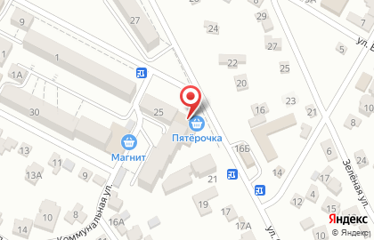 Супермаркет Пятёрочка на улице Свердлова на карте