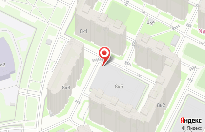 Автостоянка Паркинг на улице Бадаева, 8 к 5 на карте
