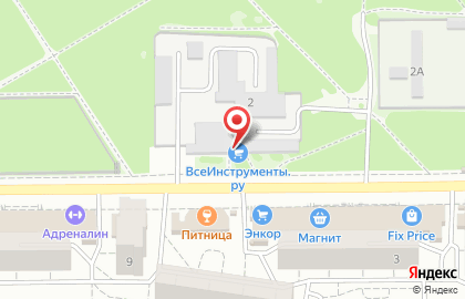 Интернет-гипермаркет товаров для строительства и ремонта ВсеИнструменты.ру на улице Олеко Дундича на карте