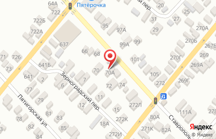 Салон красоты Венера на Ставропольской улице на карте
