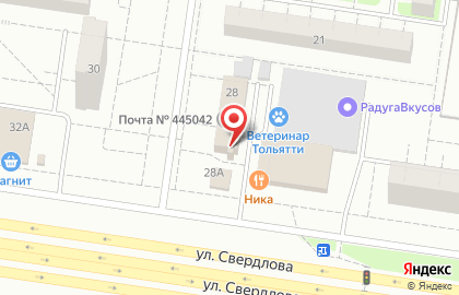 Ателье Деловая женщина в Автозаводском районе на карте