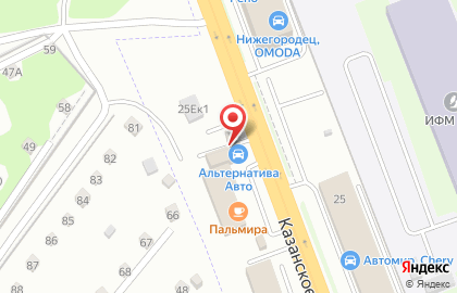 Автомастерская Есхол Авто в Нижегородском районе на карте