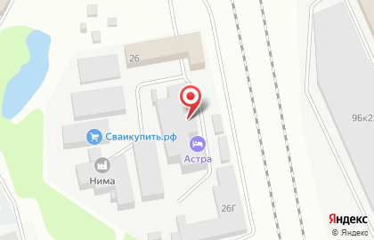 Хостел Астра в Подольске на карте