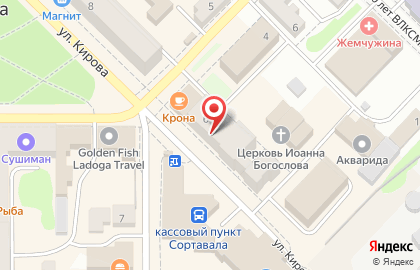 Салон связи МТС в Петрозаводске на карте