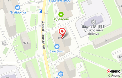 Сервисный центр БудетСделано на Авангардной улице на карте