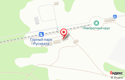 Горный парк Рускеала на карте