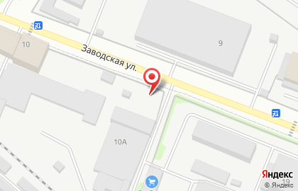 Мастерская по изготовлению памятников на Заводской улице на карте