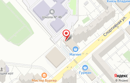 Магазин разливного пива ХМЕЛЬ и К на Спортивной улице на карте