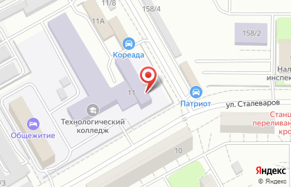 Автошкола Автошкола-1 на улице Сталеваров на карте