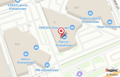 ЛЕКСУС - ИЗМАЙЛОВО (ООО "Измайлово-Премиум") на карте