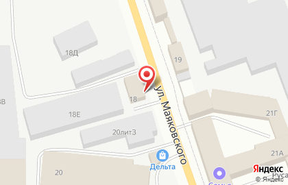 Винно-водочный магазин Бахус+ на улице Маяковского на карте
