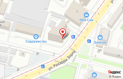 Служба компьютерной помощи на улице Рихарда Зорге на карте