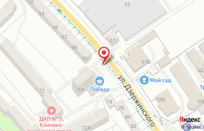 ЗАО Банкомат, Банк ВТБ 24 на улице Дзержинского на карте