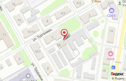 Наш дом, ООО на улице Тургенева на карте