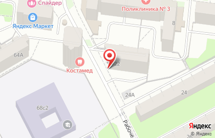 Строительная компания Сириус в Свердловском районе на карте