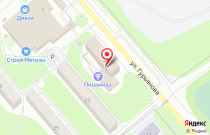 Компания по производству чулочно-носочных изделий Фабрика Носков на улице Гурьянова на карте