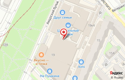 Дискаунтер Близкий на улице Льва Толстого на карте