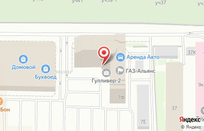 Петербургская Строительная Корпорация в Приморском районе на карте