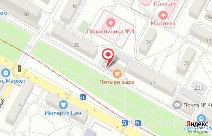 Детская школа искусств №11 в Краснооктябрьском районе на карте