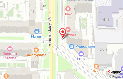 Служба эвакуации в Ново-Савиновском районе на карте