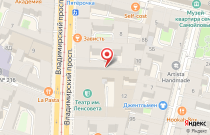 Фитнес-студия S&I fitness на ​Владимирском проспекте на карте